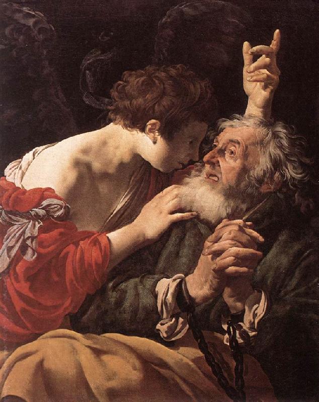 TERBRUGGHEN, Hendrick The Deliverance of St Peter  at Sweden oil painting art